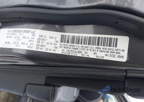 2014 Jeep Cherokee Latitude из США, поврежденный, VIN 1C4PJMCS1EW138201